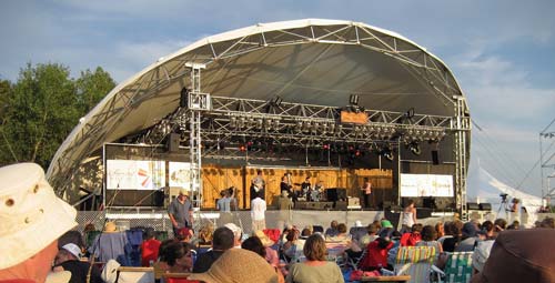 Winnipeg Folk Festival Main Stage - Bigger and further away than it looks
