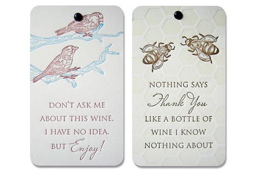 Popptags wine tags available featuring my illustrations