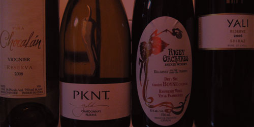 Some of the wines we picked up at the Wine Festival last weekend.